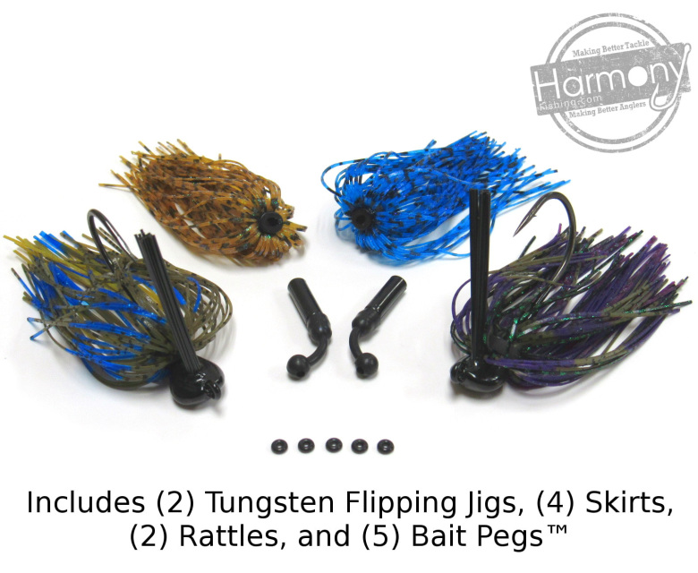 Tungsten Flipping Jigs for bass fishing
