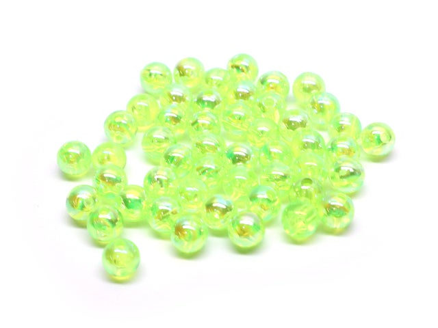Luminous Glow Fishing Beads 3/8x5/8 50 Pieces Green