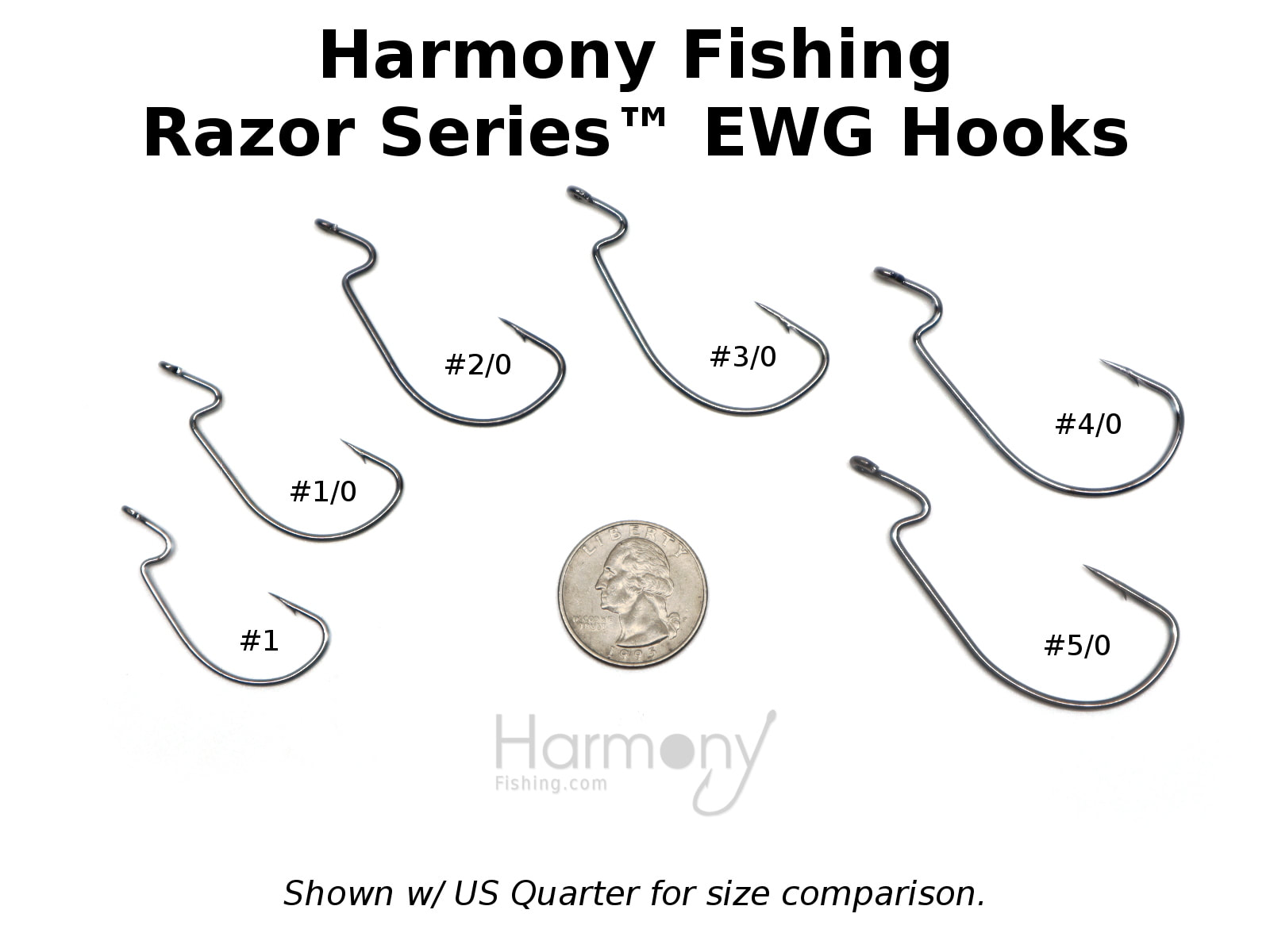 Razor Series EWG Worm Hooks with Bait Pegs