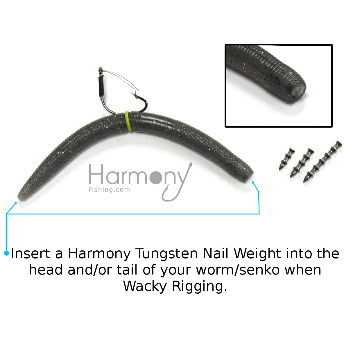 Nail Weights by Harmony Fishing Company